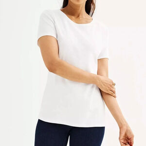 🖤New Women's Croft & Barrow Essential Classic Tee🖤